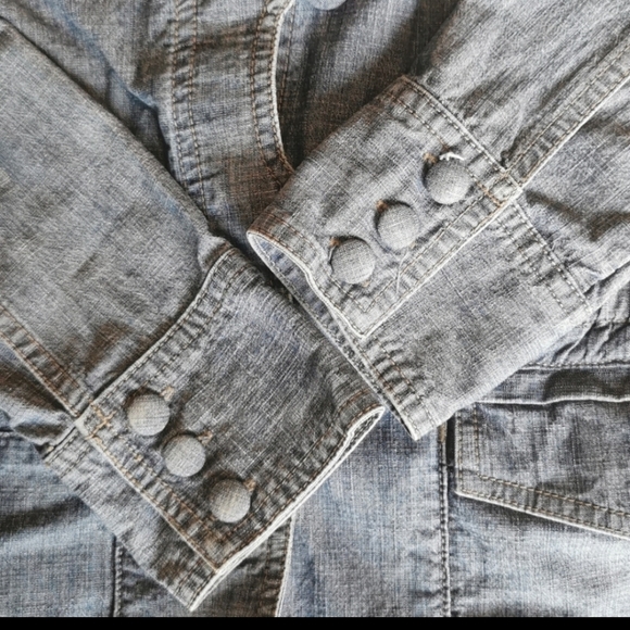 Oakley Chambray Denim Jacket Spring Small - Picture 4 of 10